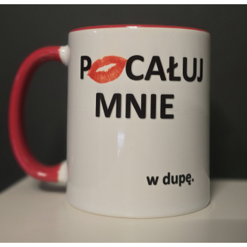 Kubek 330 ml POCAŁUJ MNIE